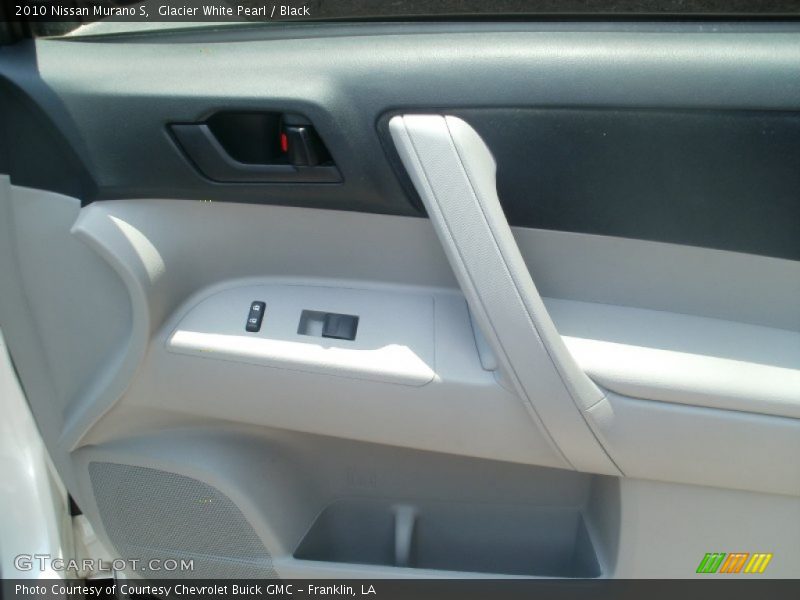 Glacier White Pearl / Black 2010 Nissan Murano S