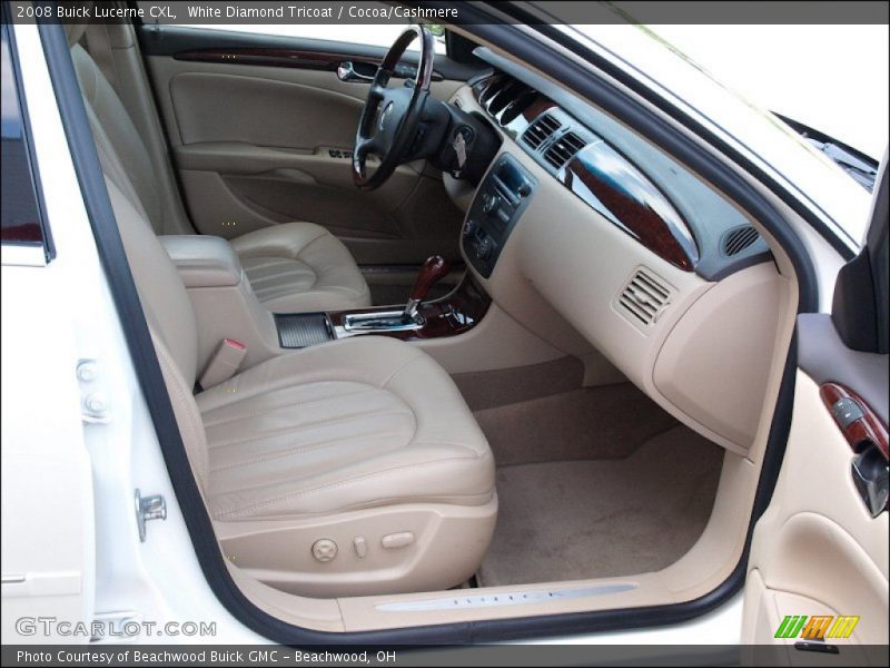 White Diamond Tricoat / Cocoa/Cashmere 2008 Buick Lucerne CXL