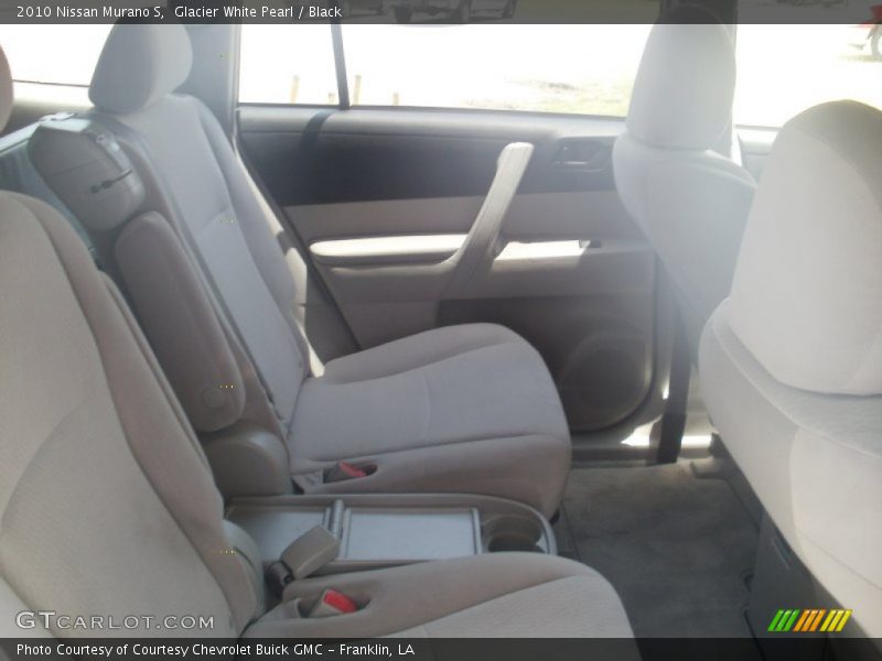 Glacier White Pearl / Black 2010 Nissan Murano S