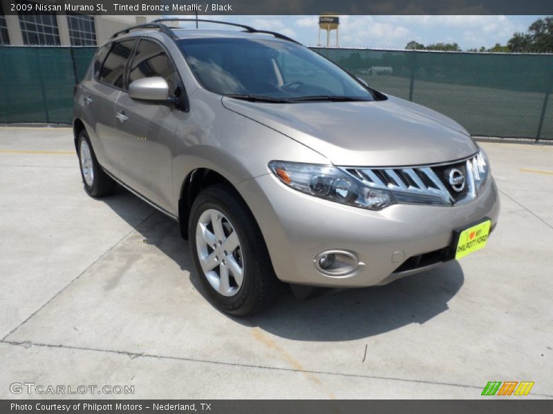 Tinted Bronze Metallic / Black 2009 Nissan Murano SL