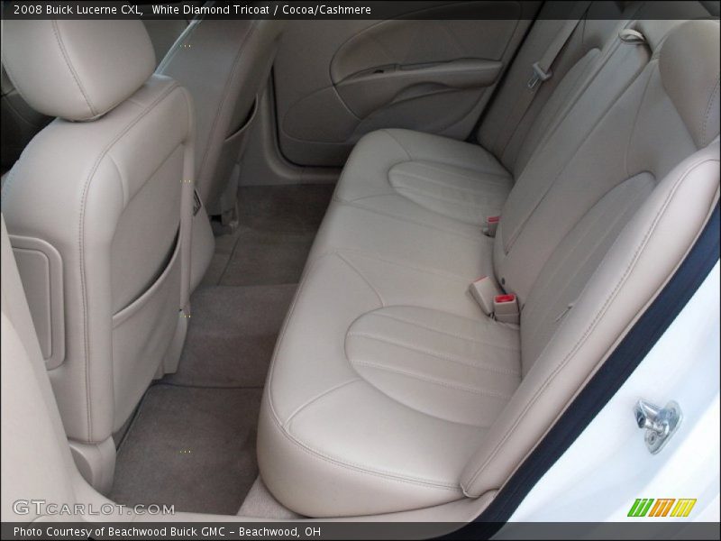White Diamond Tricoat / Cocoa/Cashmere 2008 Buick Lucerne CXL
