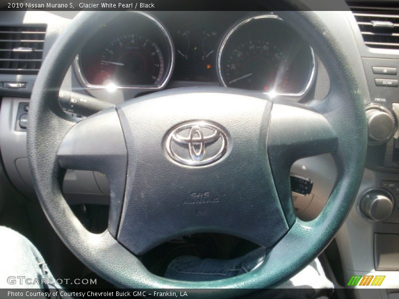 Glacier White Pearl / Black 2010 Nissan Murano S