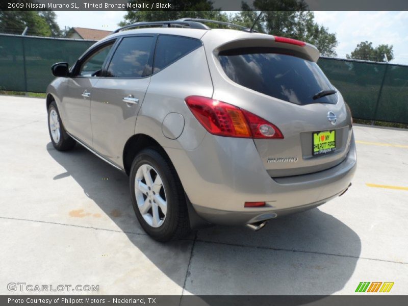 Tinted Bronze Metallic / Black 2009 Nissan Murano SL