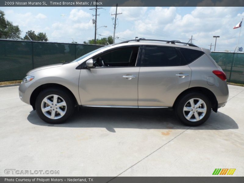 Tinted Bronze Metallic / Black 2009 Nissan Murano SL