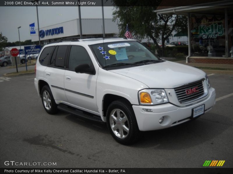 Summit White / Light Gray 2008 GMC Envoy SLT 4x4
