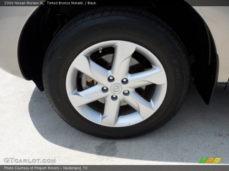 Tinted Bronze Metallic / Black 2009 Nissan Murano SL