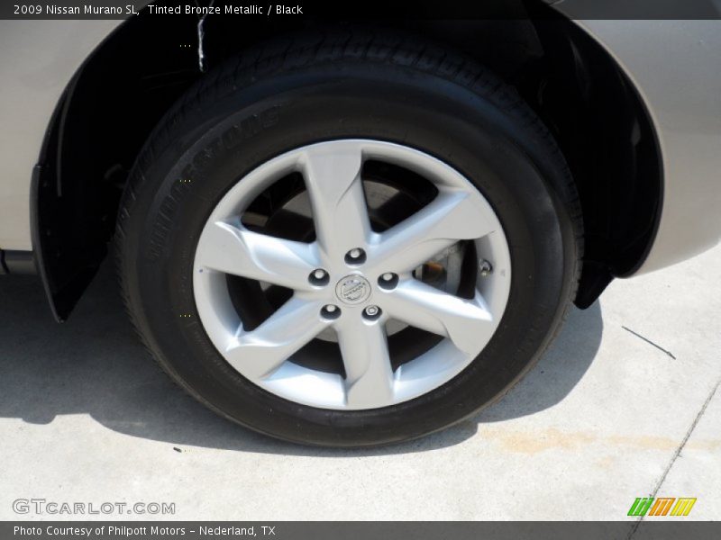 Tinted Bronze Metallic / Black 2009 Nissan Murano SL