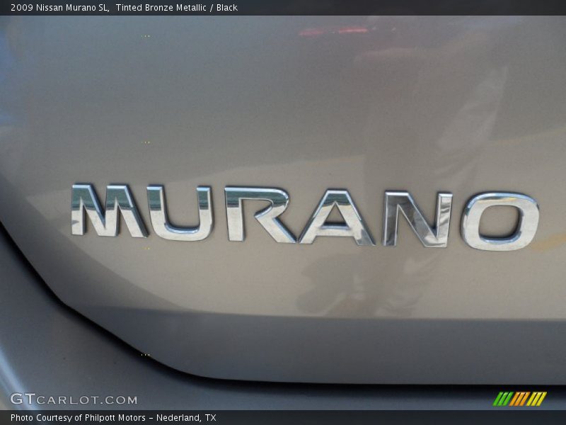 Tinted Bronze Metallic / Black 2009 Nissan Murano SL