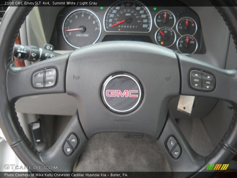 Summit White / Light Gray 2008 GMC Envoy SLT 4x4