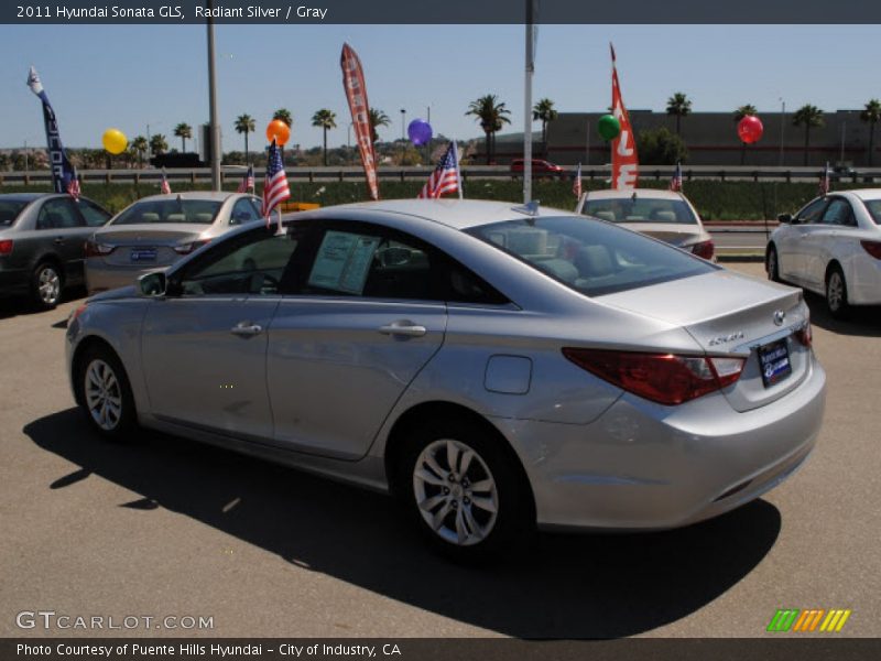 Radiant Silver / Gray 2011 Hyundai Sonata GLS