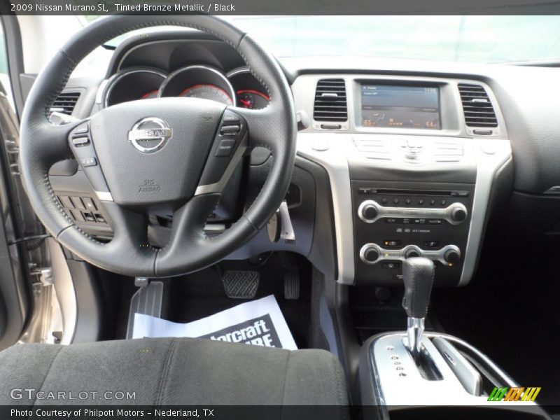 Tinted Bronze Metallic / Black 2009 Nissan Murano SL