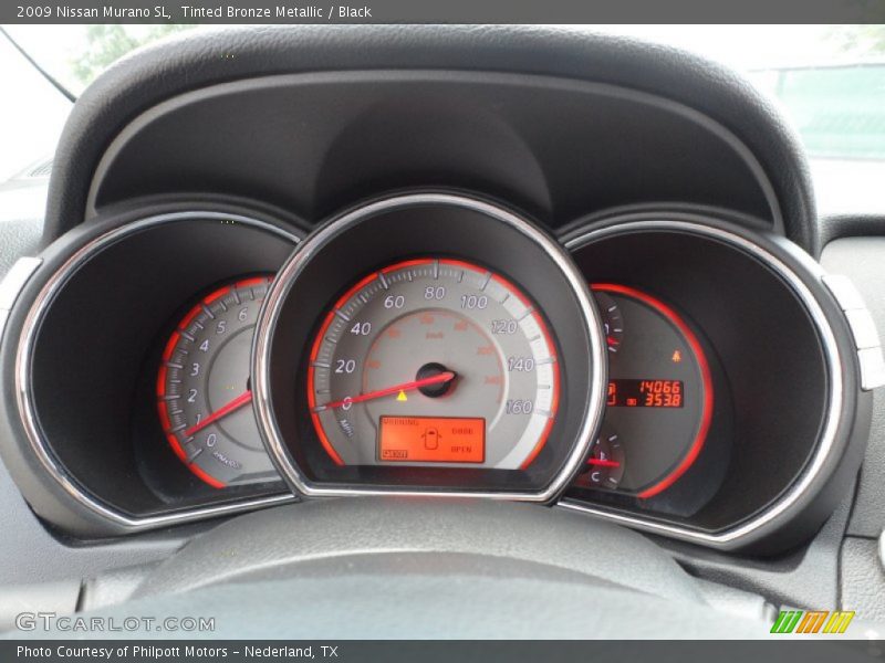 Tinted Bronze Metallic / Black 2009 Nissan Murano SL
