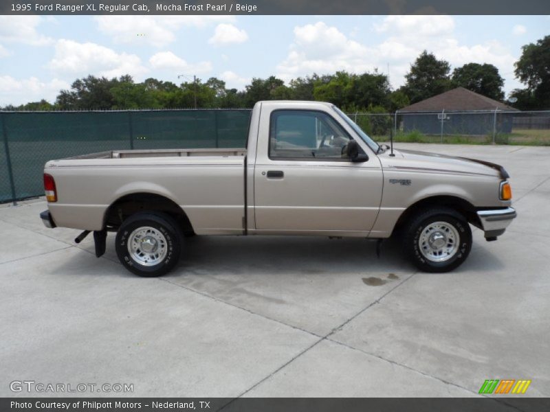 Mocha Frost Pearl / Beige 1995 Ford Ranger XL Regular Cab