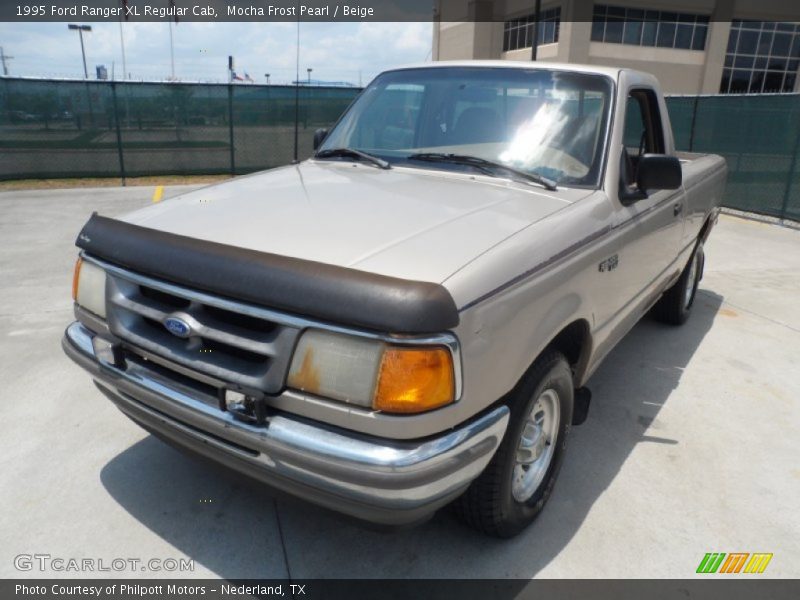 Mocha Frost Pearl / Beige 1995 Ford Ranger XL Regular Cab