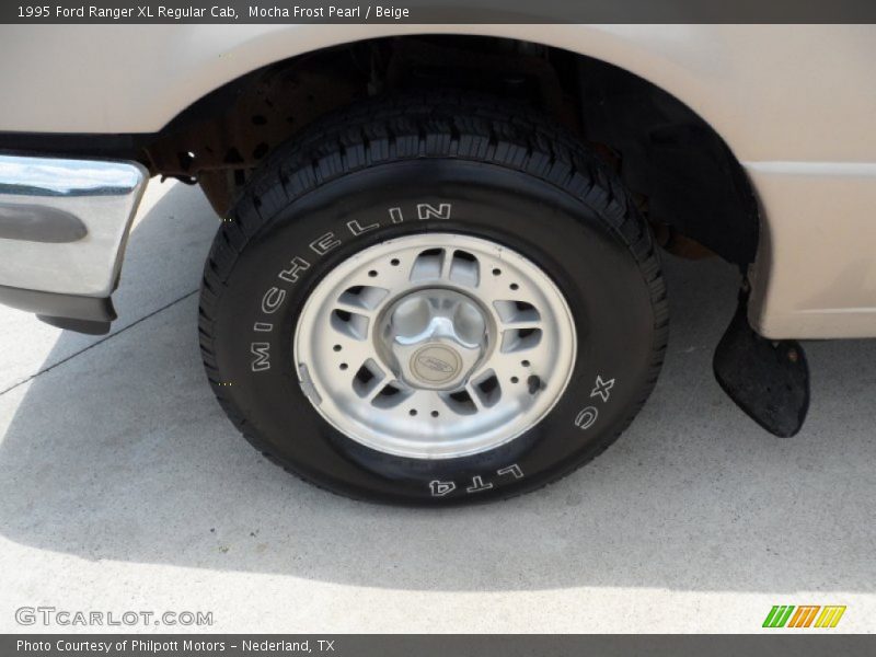 Mocha Frost Pearl / Beige 1995 Ford Ranger XL Regular Cab