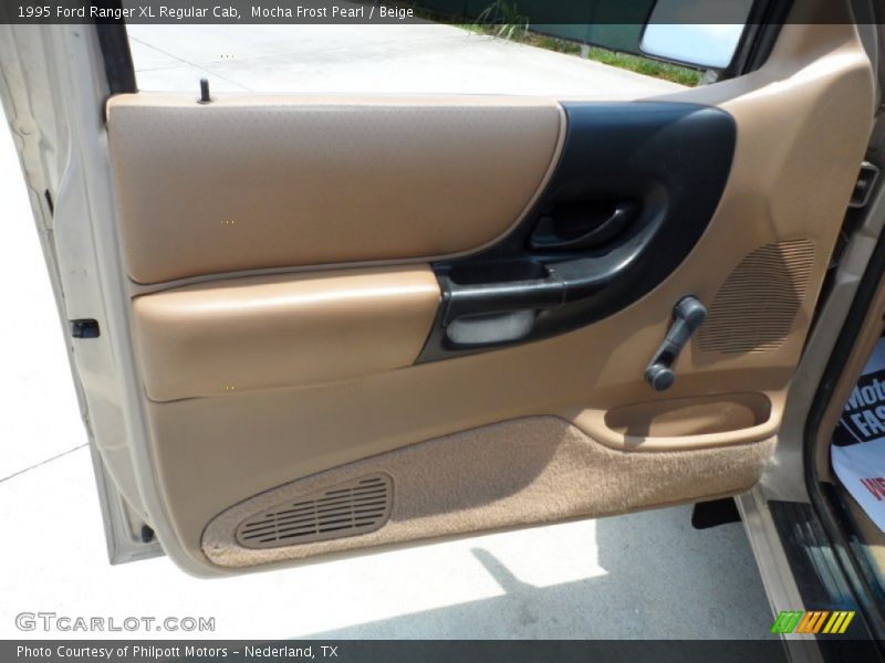 Mocha Frost Pearl / Beige 1995 Ford Ranger XL Regular Cab