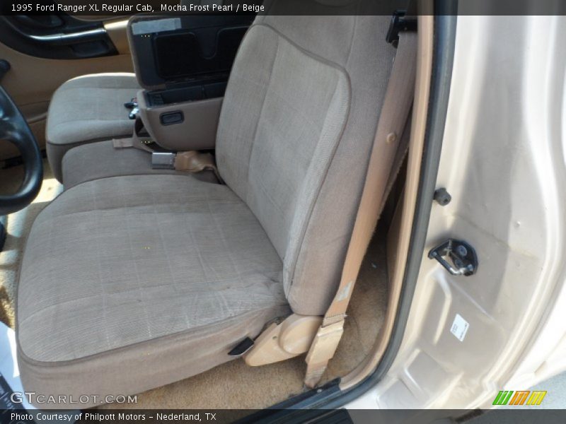Mocha Frost Pearl / Beige 1995 Ford Ranger XL Regular Cab