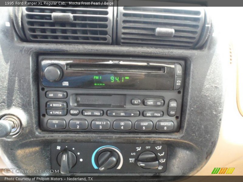 Mocha Frost Pearl / Beige 1995 Ford Ranger XL Regular Cab