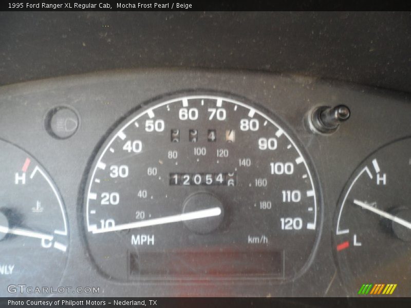 Mocha Frost Pearl / Beige 1995 Ford Ranger XL Regular Cab