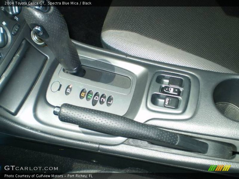 Spectra Blue Mica / Black 2004 Toyota Celica GT