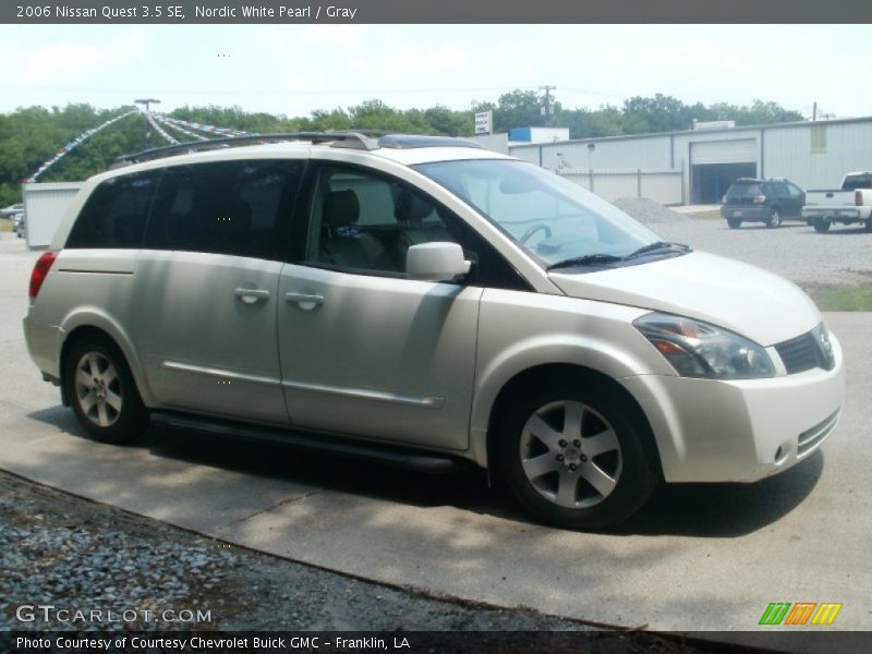 Nordic White Pearl / Gray 2006 Nissan Quest 3.5 SE