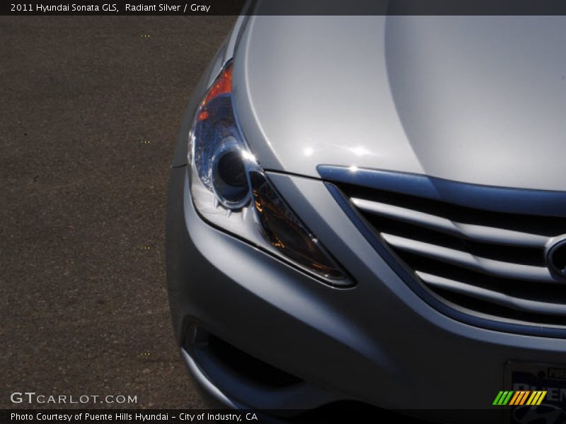 Radiant Silver / Gray 2011 Hyundai Sonata GLS
