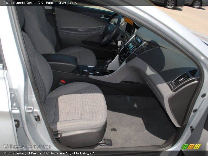Radiant Silver / Gray 2011 Hyundai Sonata GLS