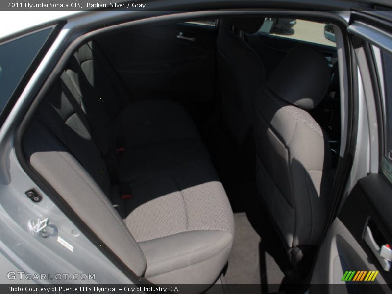 Radiant Silver / Gray 2011 Hyundai Sonata GLS