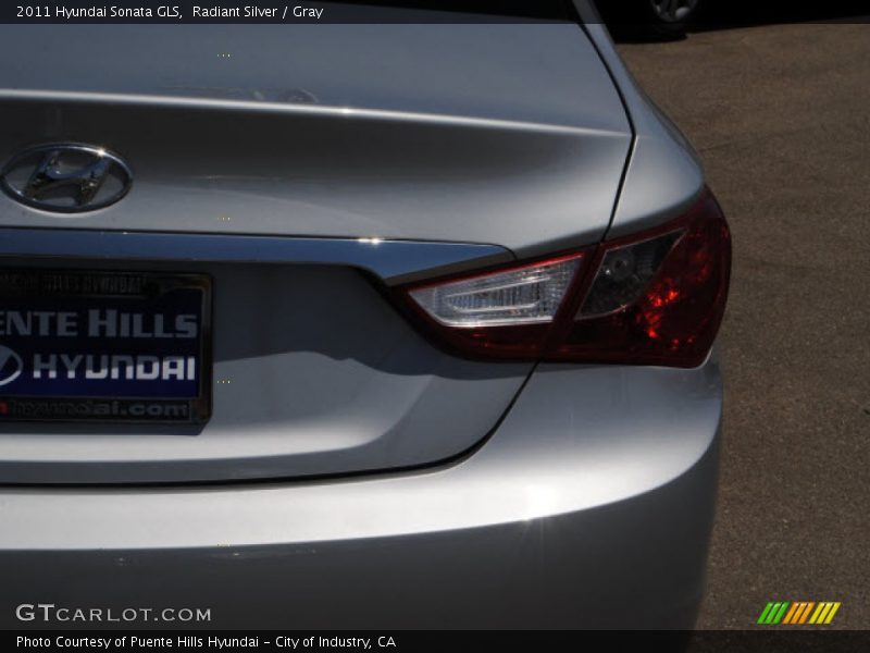 Radiant Silver / Gray 2011 Hyundai Sonata GLS