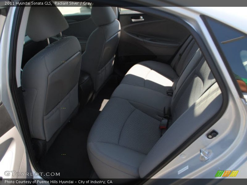 Radiant Silver / Gray 2011 Hyundai Sonata GLS