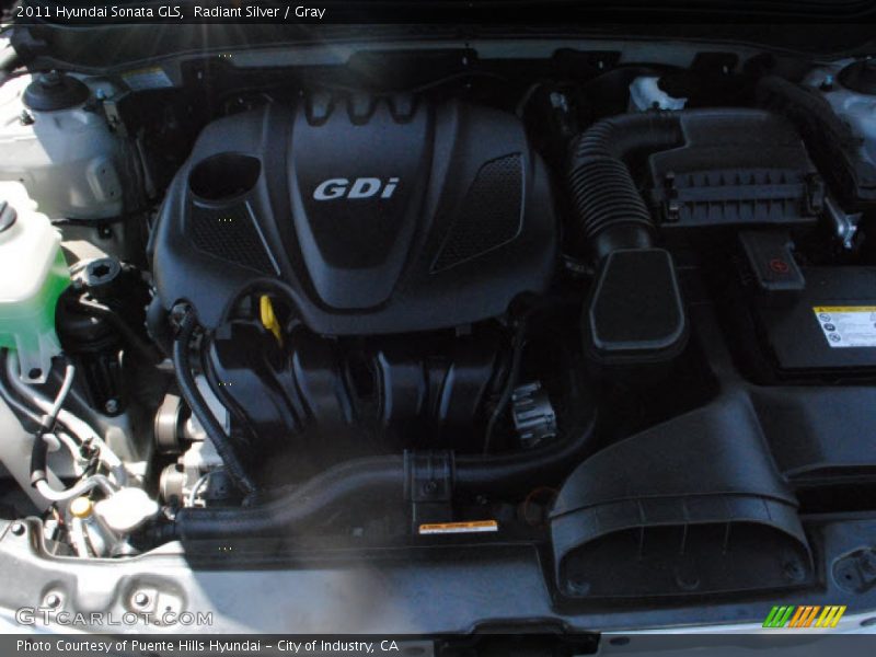 Radiant Silver / Gray 2011 Hyundai Sonata GLS