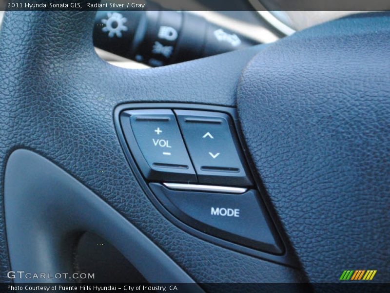 Radiant Silver / Gray 2011 Hyundai Sonata GLS