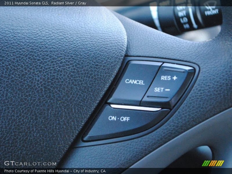 Radiant Silver / Gray 2011 Hyundai Sonata GLS