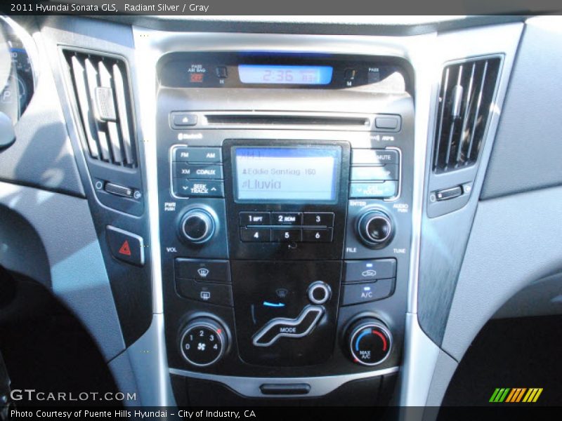 Radiant Silver / Gray 2011 Hyundai Sonata GLS