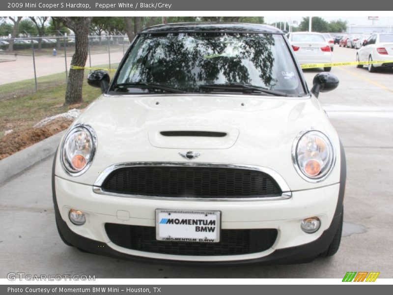Pepper White / Black/Grey 2009 Mini Cooper S Hardtop