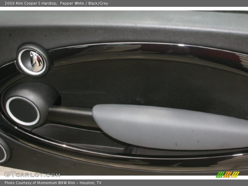 Pepper White / Black/Grey 2009 Mini Cooper S Hardtop
