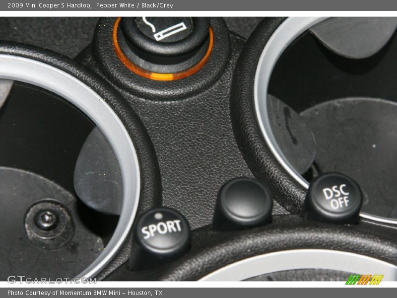 Pepper White / Black/Grey 2009 Mini Cooper S Hardtop