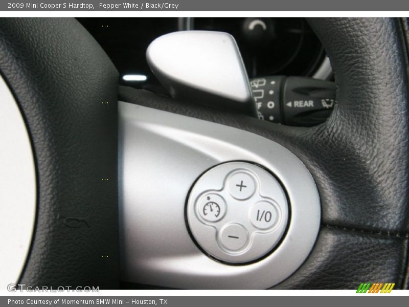 Pepper White / Black/Grey 2009 Mini Cooper S Hardtop
