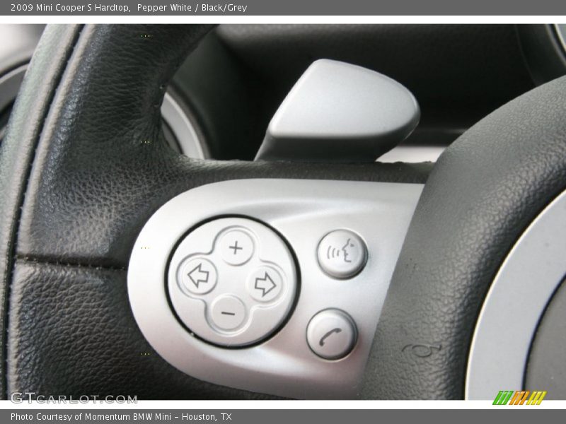Pepper White / Black/Grey 2009 Mini Cooper S Hardtop