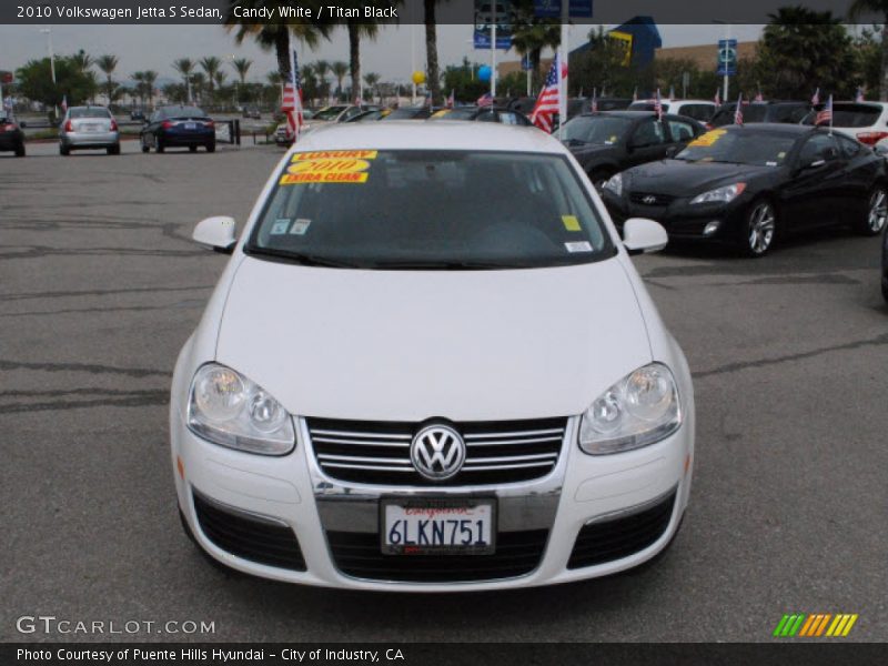 Candy White / Titan Black 2010 Volkswagen Jetta S Sedan