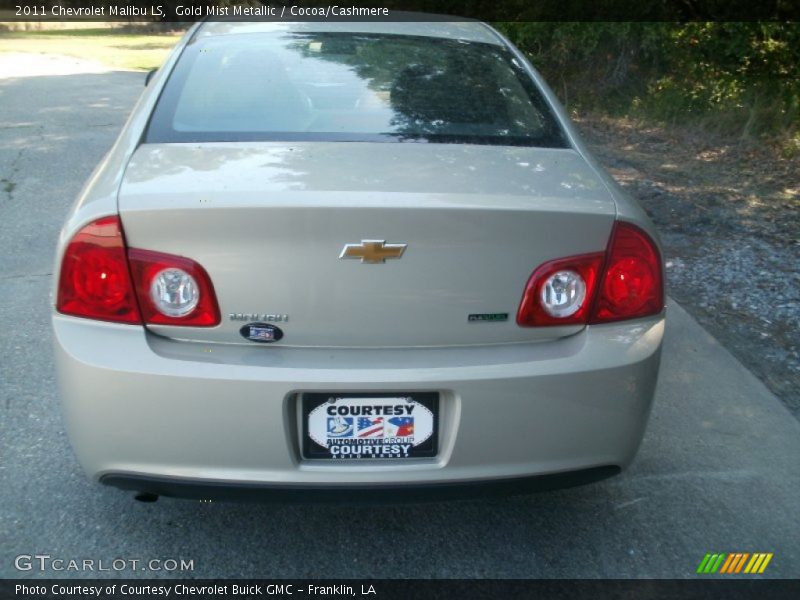 Gold Mist Metallic / Cocoa/Cashmere 2011 Chevrolet Malibu LS