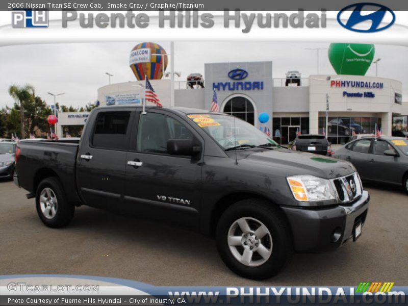 Smoke Gray / Graphite/Titanium 2006 Nissan Titan SE Crew Cab