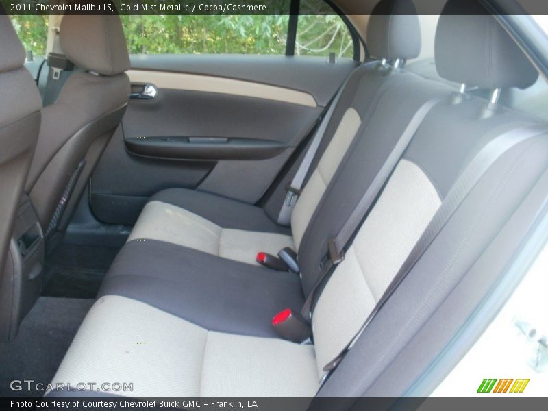 Gold Mist Metallic / Cocoa/Cashmere 2011 Chevrolet Malibu LS