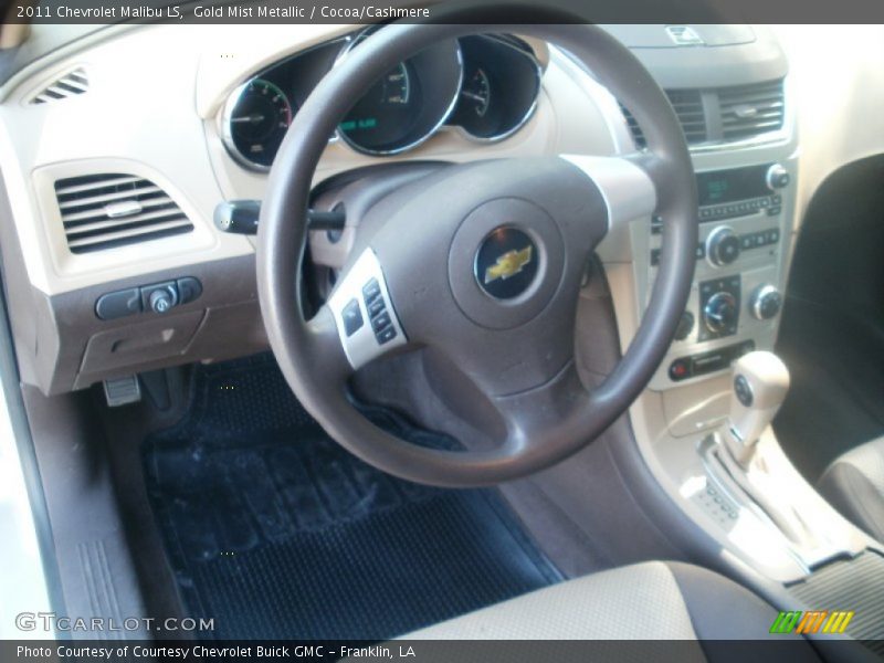 Gold Mist Metallic / Cocoa/Cashmere 2011 Chevrolet Malibu LS