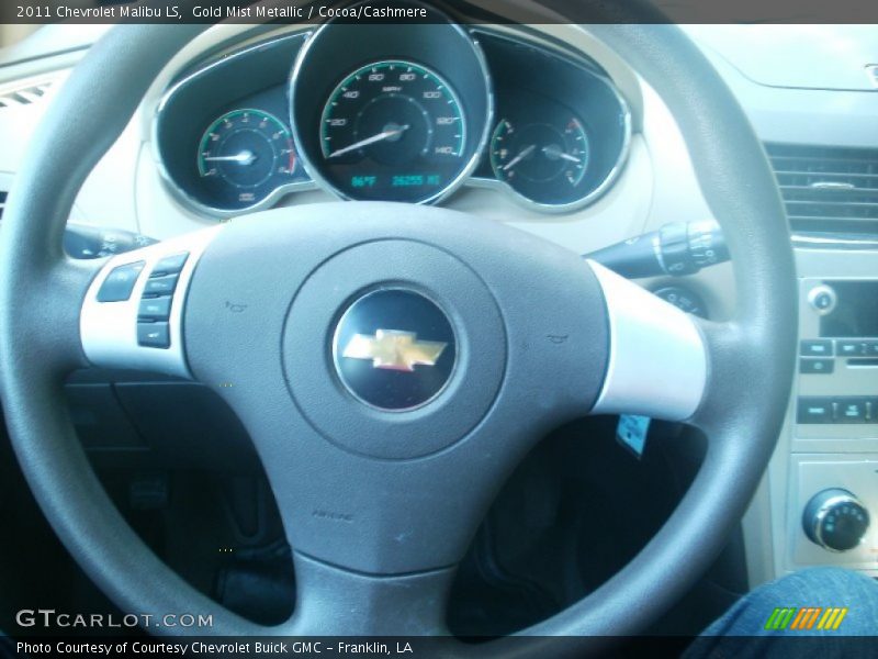 Gold Mist Metallic / Cocoa/Cashmere 2011 Chevrolet Malibu LS