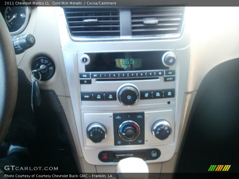 Gold Mist Metallic / Cocoa/Cashmere 2011 Chevrolet Malibu LS