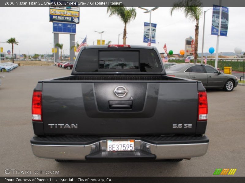 Smoke Gray / Graphite/Titanium 2006 Nissan Titan SE Crew Cab