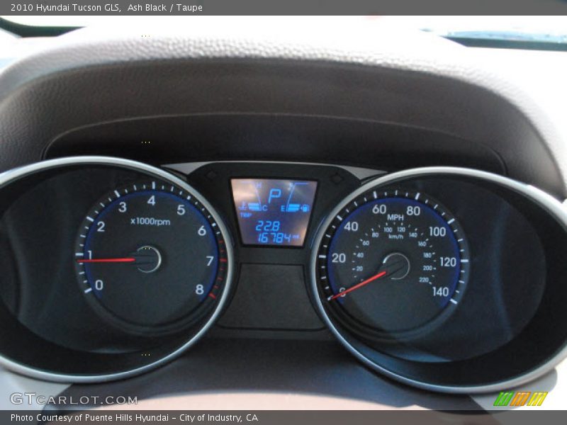 Ash Black / Taupe 2010 Hyundai Tucson GLS