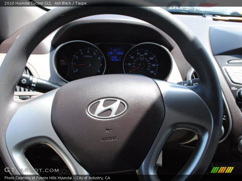 Ash Black / Taupe 2010 Hyundai Tucson GLS