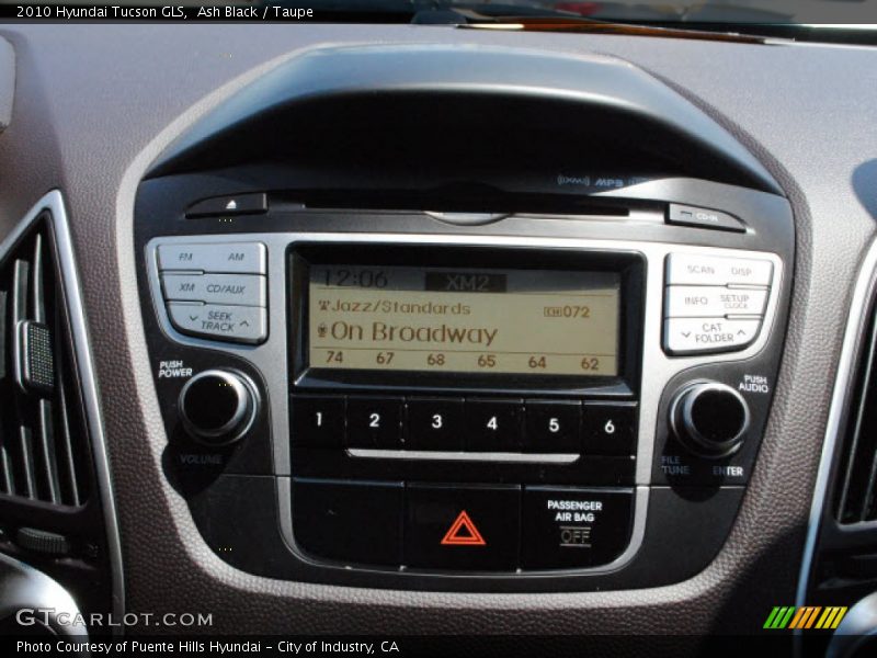 Ash Black / Taupe 2010 Hyundai Tucson GLS